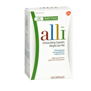 Alli, Weight Loss Refill Pack, 120 Capsules