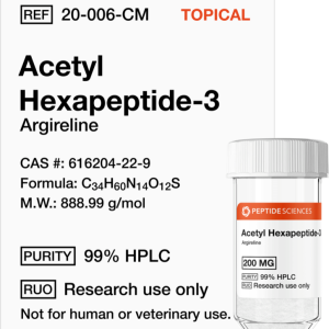 Acetyl Hexapeptide-3 (Argireline) 200mg